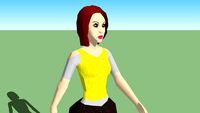 Garota andando