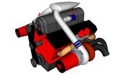 Supercharged Twin Turbo V8