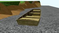 Kaik / riverboat / swampboat