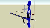 Modern archery recurve bow and arrow