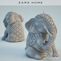 Zara home Свеча Seated Elephant
