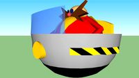 Dr. Eggman in the Eggmobile