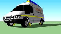 A Skymack Ford Transit Cherry Picker