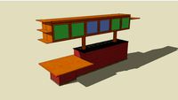mesa con mueble