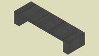 A14 50 3 10 bench198/62, 3 Basalt-slabs