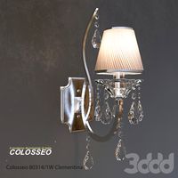 Бра хрустальная COLOSSEO 80314/1W CLEMENTINA хром