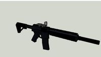 M4 Tatical Assualt Rifle (Silencer and Red Dot Scope)