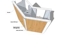Marlite FRP - Induro 45 deg. Outside Corner Detail