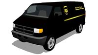 UPS Dodge Ram Van