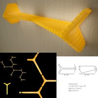Бра - полка_Yet parete arancio