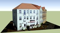 Wohnhaus mit Restaurant 'Standuhr' in Leipzig Engelsdorf
