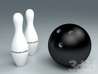 Bowling pin and Ball