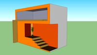 Flat stair building