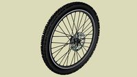 Front Wheel Mountain Bike Assy