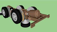 Bogie Métro sur pneumatique