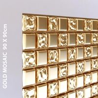 Free_Gold Mosaic 90 x 90 cm