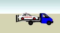 ford transit with volvo banger