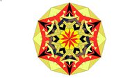 Dodecagonal pattern