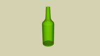 empty beer bottle