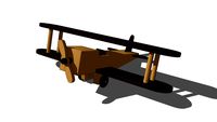 Wooden airplane
