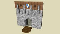 Castle Gate module for Instant Town