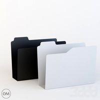 Folder magazine rack by Enrico Zanolla
