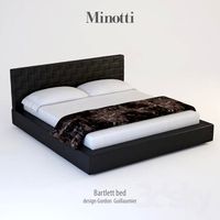 minotti bartlett bed