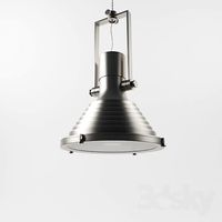 Cold metal pendant light
