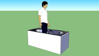 Genova 1500x700 Water Massage
