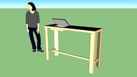 cashbox holding table