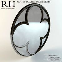 Restoration Hardware GOTHIC QUATREFOIL MIRROR