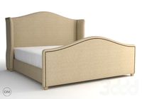 Athena king size bed 5007K Beige