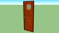 Ship Door W/Porthole