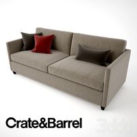 Crate and Barrel Dryden Apartment Sofa