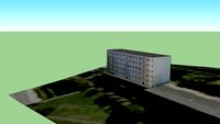Ein Wohnblock in der Helene-Weigel-Straße
