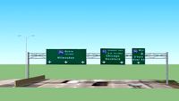 Tri State Tollway Signs