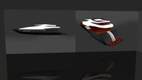 Designer yacht