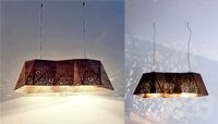 Plywood Chandelier