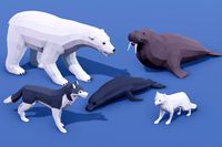 Animated Arctic Animal Pack