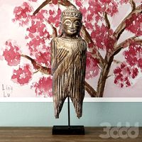 Albesia Wood Buddha Decoration