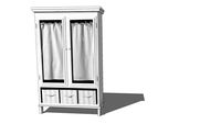 Armoire MANOSQUE, Maisons du monde, réf 501.40211, prix 499