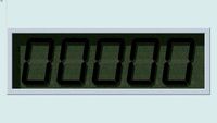 DC 5 Digit LCD Display