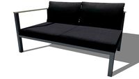 Banquette BERGAME gauche anthracite, Maisons du monde. Réf: 131.118 Prix:399