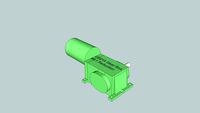 1.5 HP double reduction gear motor
