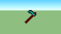 MINECRAFT DIAMOND HOE