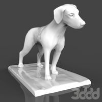 dog statue