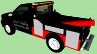 light tow truck Chevy 3500