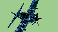avioneta camuflagiada