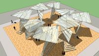 Plaza Canopy Bowtegrity Frame