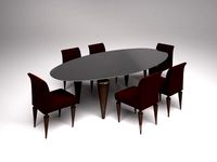 table and chairs of the ego